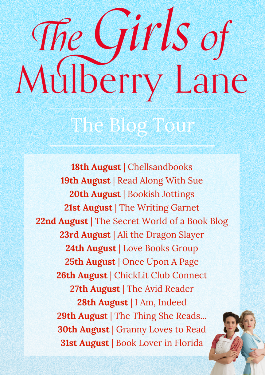 The Girls of Mulberry Lane - blog tour banner