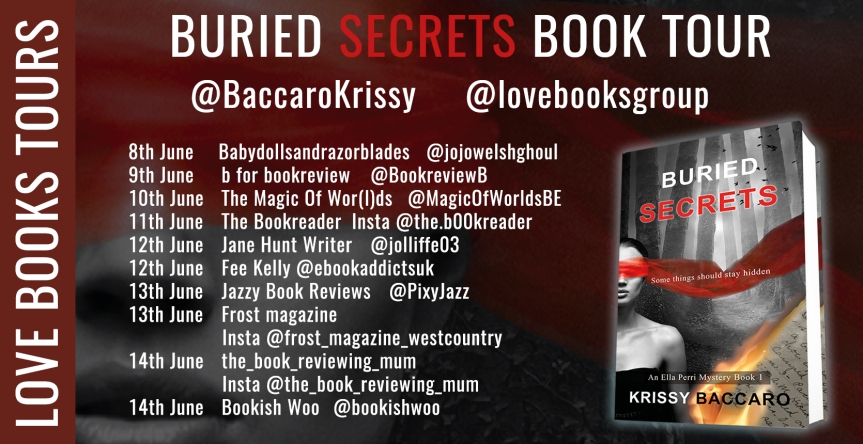 Buried Secrets by Krissy Baccaro @BaccaroKrissy @lovebooksgroup  #lovebookstours #tourrecap #June2020 #books #reading #booktour