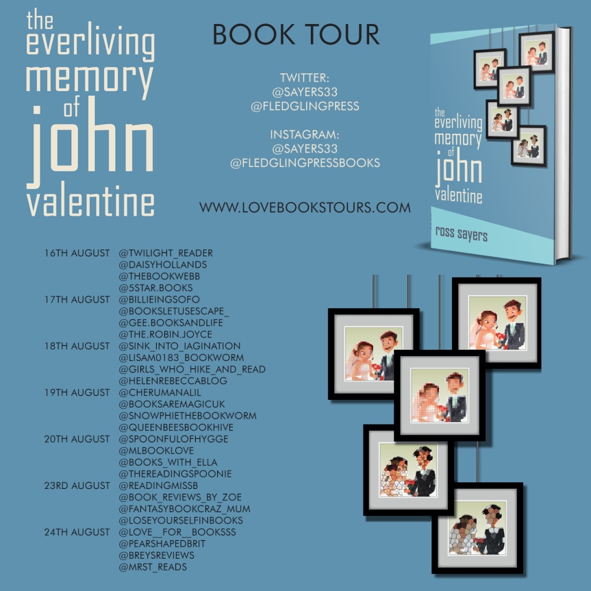 The Everliving Memory of John Valentine by Ross Sayers on tour August 2021